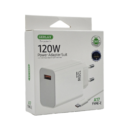 Сзу gerlax a17 type-c (usb/120w) белое