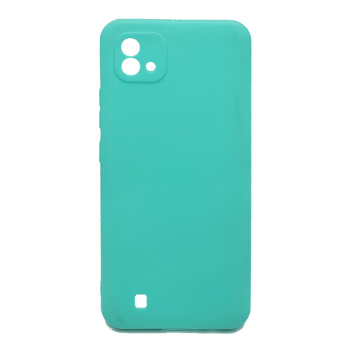 Чехол-силикон soft touch для realme c20 бирюзовый